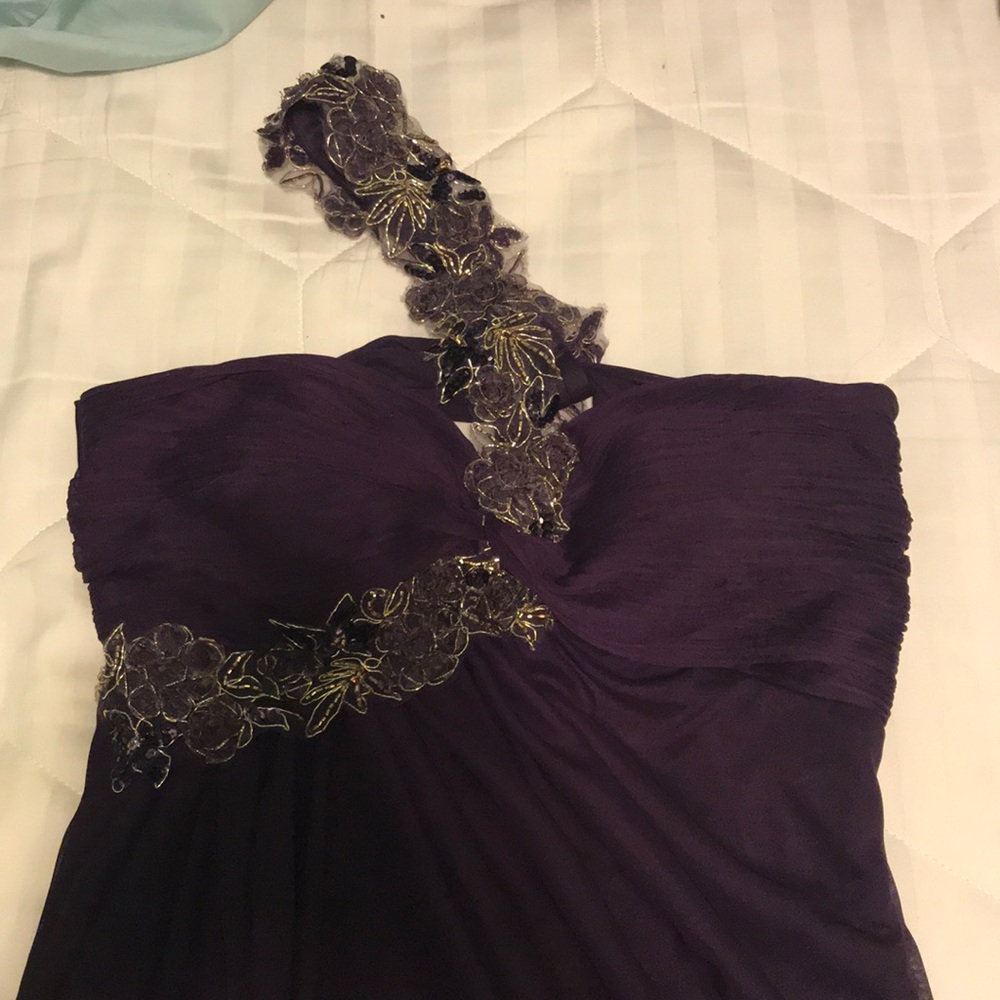 Purple Short Prom Dress